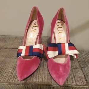 Pink Gucci Pumps